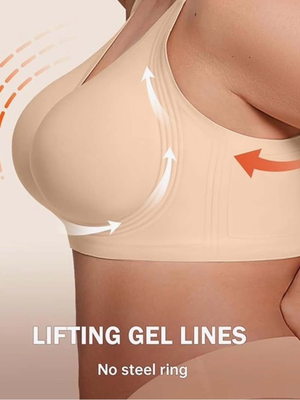 NWOT L or 38 B/C Super Soft Laser Cut Seams, 4x4 hook rows, Extra Support. - Picture 9 of 9
